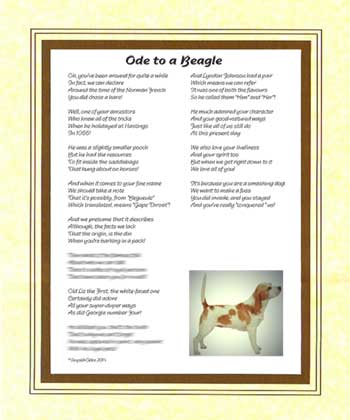 Ode to a Beagle