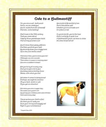 Ode to a Bullmastiff