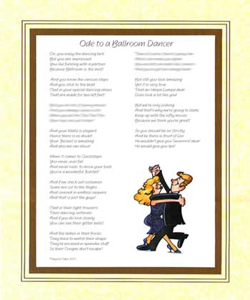 Ode to a Ballroom Dancer