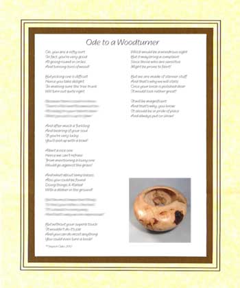 Ode to a Woodturner