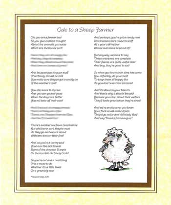 Ode to a Sheep Farmer