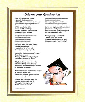 Ode on Your Graduation