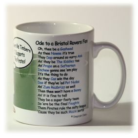 Bristol Rovers Mug Verse