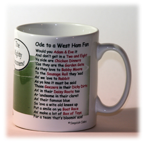 West Ham Mug Verse